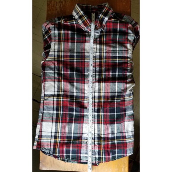Eddie Bauer Flannel -Red/Green/White Plaid -Small - Picture 4 of 5